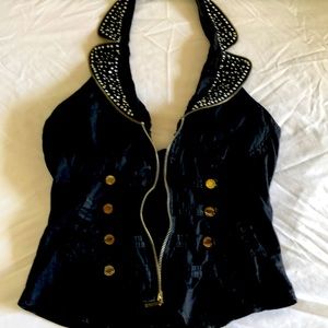 Cute black vest